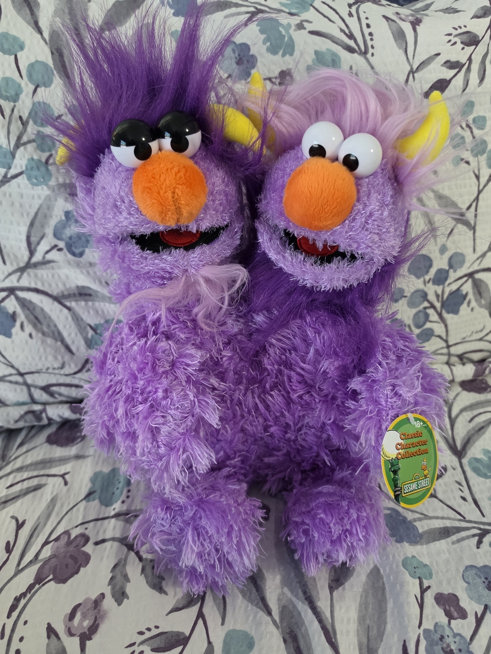 NEW Two Headed Monster Plush Exclusive Sesame Street Place Stuffed Animal